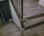 Polepené schodiště
