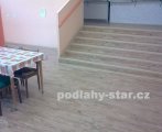 VOŠ a OA Chotěboř - lepené PVC na schody